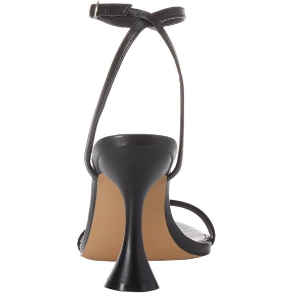 🆕Women’s Black Lina Trend Heel Sandals Polyurethane Fashion Shoes - Picture 3 of 8